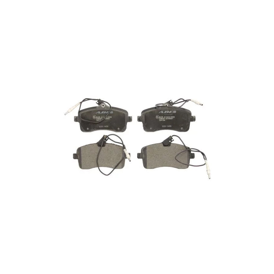 ABE C1P045ABE Brake Pad Set for Peugeot 407