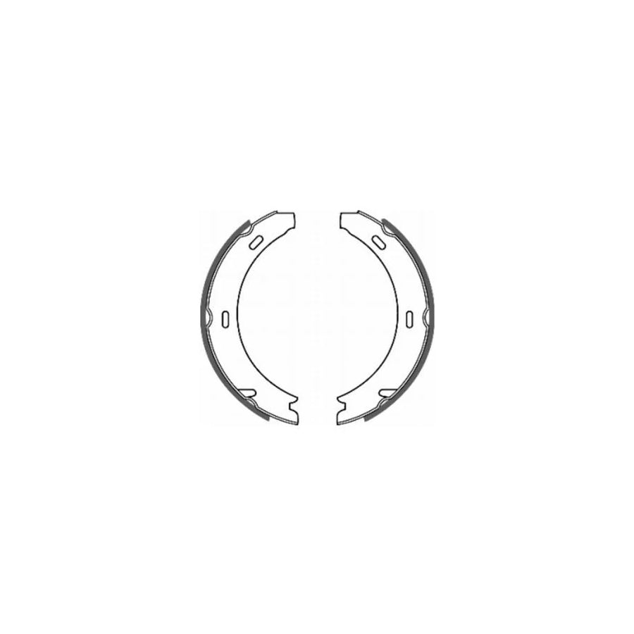 ABE Crm001ABE Handbrake Shoes