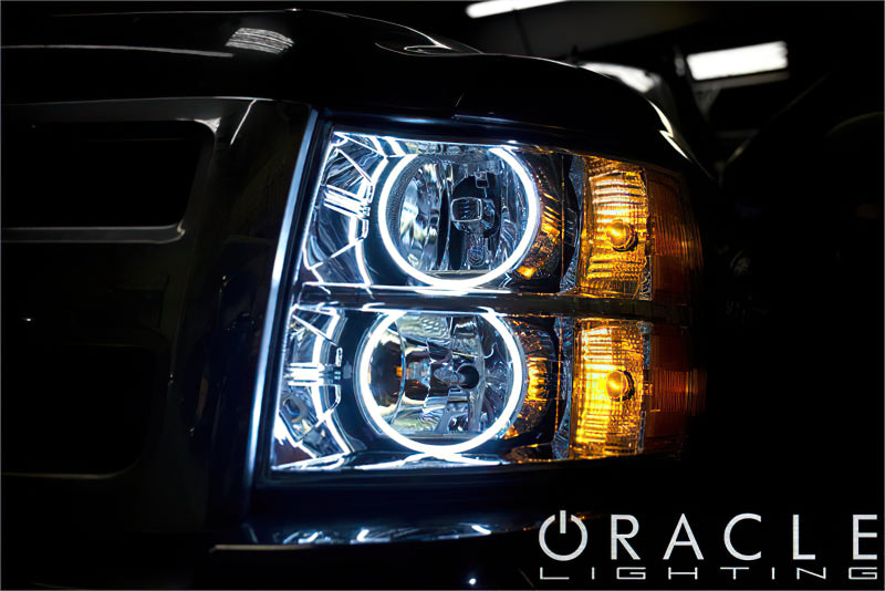 ORACLE Lighting Oracle Chevrolet Silverado 07-13 Halo Kit Round Style - ColorSHIFT