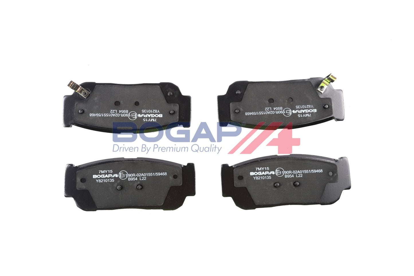 BOGAP Y8210135 Brake Pad Set, Disc Brake