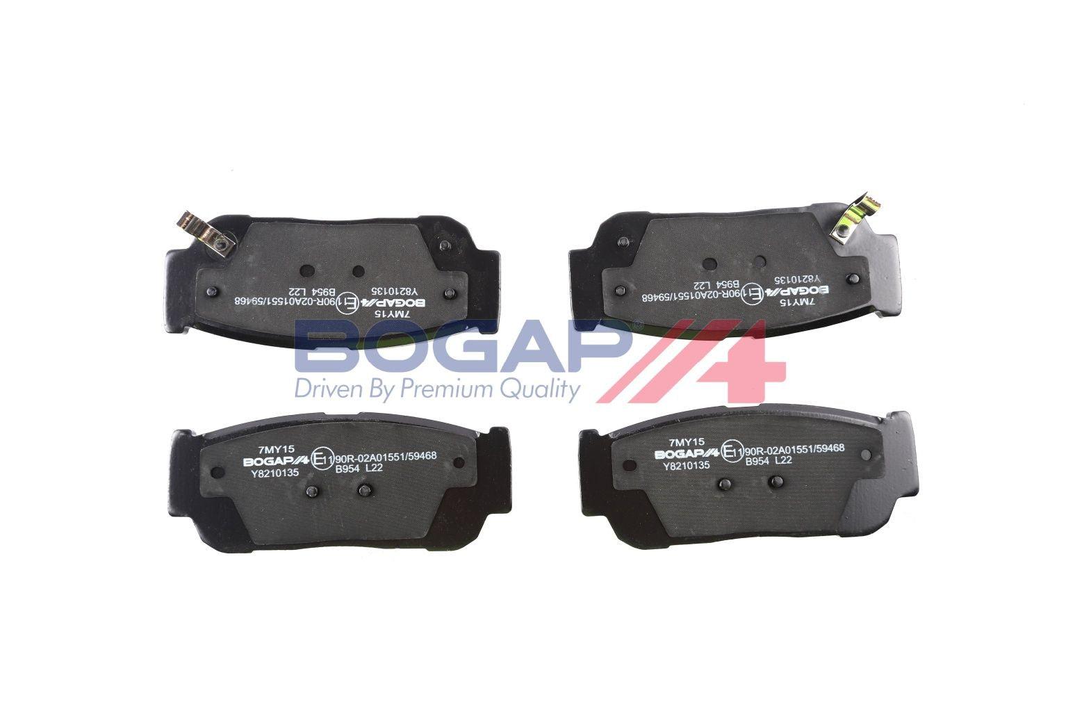 BOGAP Y8210135 Brake Pad Set, Disc Brake