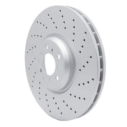 DFC 15-19 BMW X6 Right Front Drilled GeoSPEC Coated Rotor