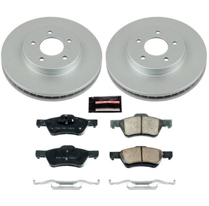 PowerStop Power Stop 10-12 Ford Escape Front Z17 Evolution Geomet Coated Brake Kit