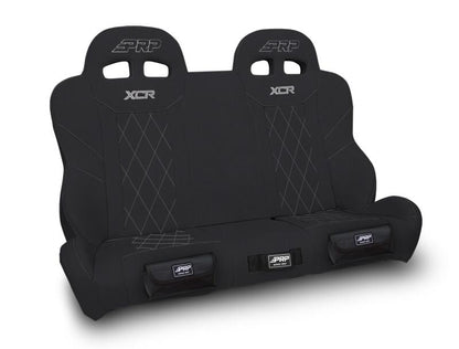 PRP Seats PRP XCR Polaris RZR Quick Release Rear Suspension Bench Seat w Diamond Stitch/Front Pockets