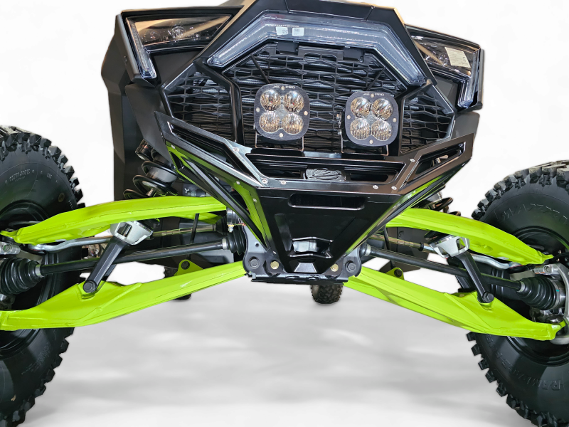 Elektric Off Road Elektric Offroad 2022-2025 Polaris Rzr Pro R/ Pro S/Turbo R Billet Front Winch Bumper Anodized Black