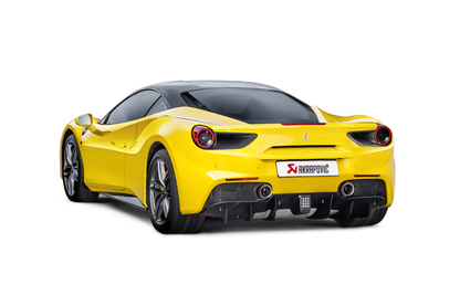 Akrapovic Akrapovic 16-17 Ferrari 488 GTB/488 Spyder Slip-On Line (Titanium) w/ Carbon Tips