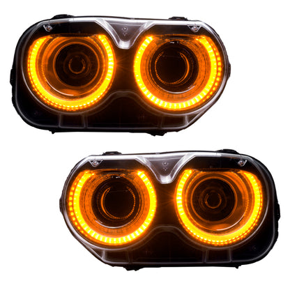 ORACLE Lighting Oracle Dodge Challenger 15-21 Halo Kit - ColorSHIFT w/ BC1 Controller