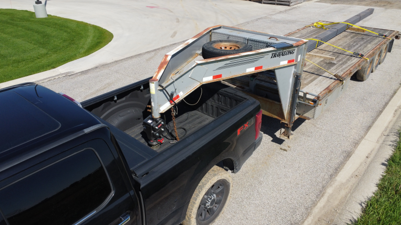 GEN-Y Hitch Gen-Y Spartan Torsion-Flex 5in Offset 4in SQ Tube Gooseneck 2-5/16in Coupler Standard Height