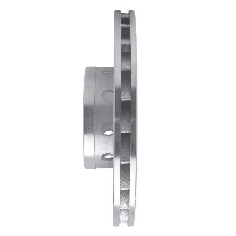 R1 Concepts R1 00-03 BMW M5 Left Front Drilled & Slotted Silver Brake Rotor
