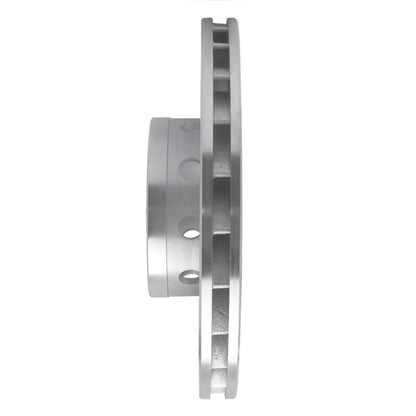 R1 Concepts R1 00-03 BMW M5 Left Front Drilled & Slotted Silver Brake Rotor