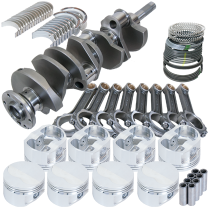Eagle Ford FE 4.125in Crank 6.700in I-Beam Rods -7cc Flat Top 4.175in Pistons Rotating Assembly