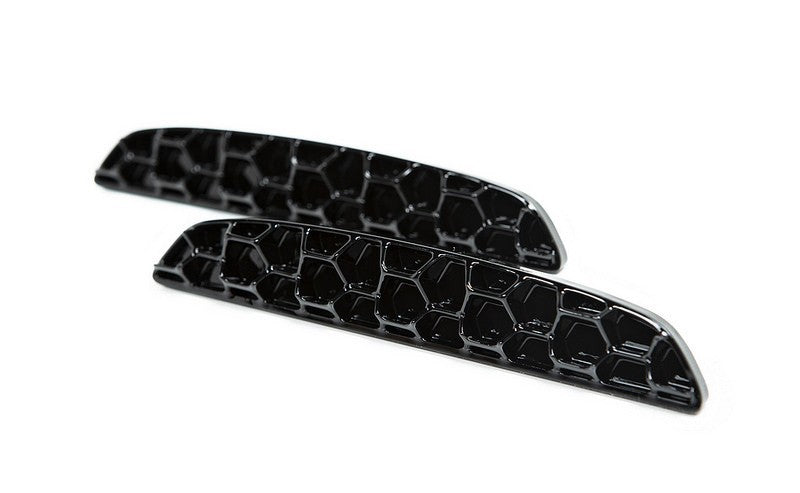 Acexxon BMW F85 X5M Honeycomb Rear Reflector Inserts - Matte Black