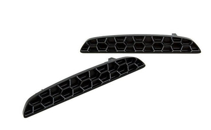 Acexxon BMW F85 X5M Honeycomb Rear Reflector Inserts - Gloss Black