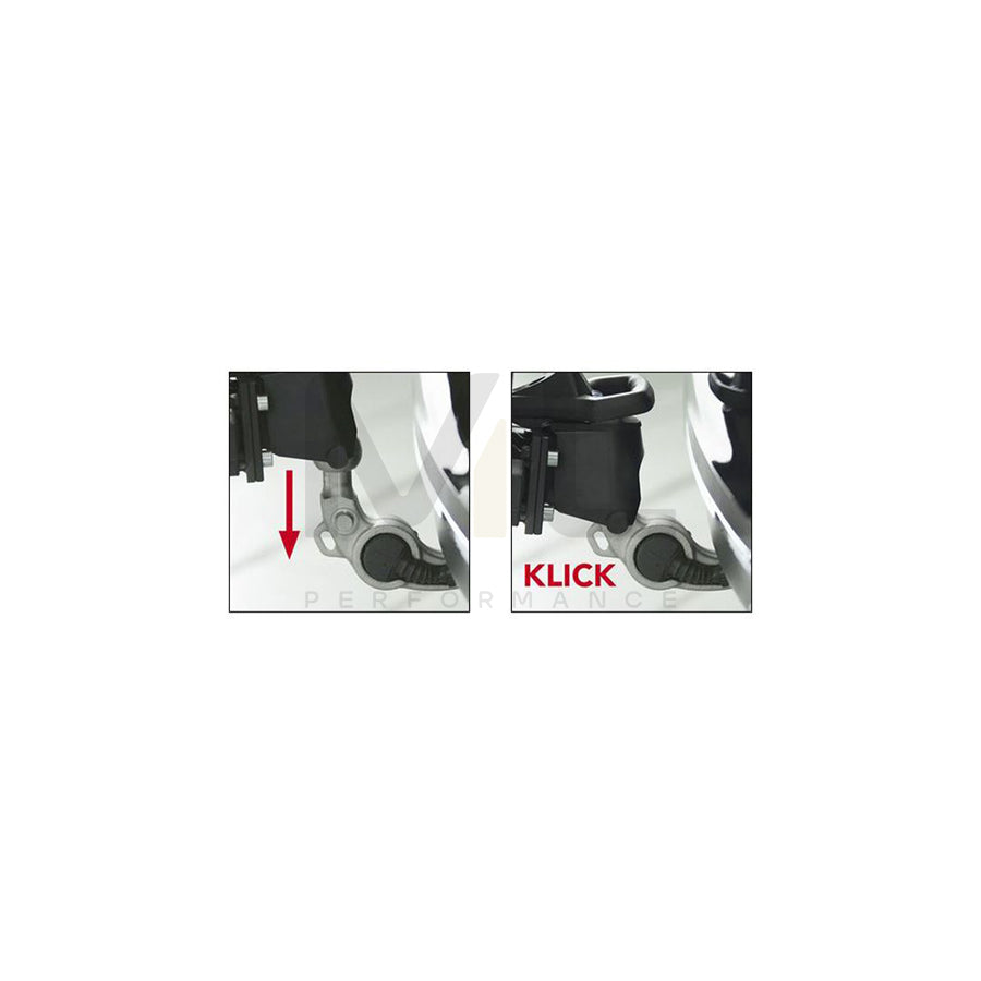 ACPS-ORIS 070-553 Rear mounted bike rack towbar mounted, Trailer Hitch, 21kg, 30kg