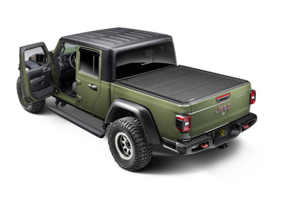 Go Rhino RealTruck 20-24 Jeep Gladiator CC 4dr VoltStep Electric Running Board Kit - Bedliner Coating