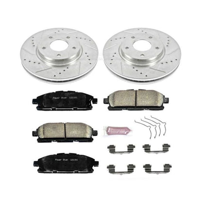 PowerStop Power Stop 11-17 Nissan Quest Front Z23 Evolution Sport Brake Kit