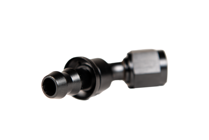 Fleece Performance Universal -8AN 45Deg to Hose Barb - Black