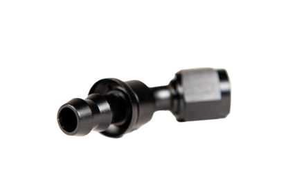 Fleece Performance Universal -8AN 45Deg to Hose Barb - Black