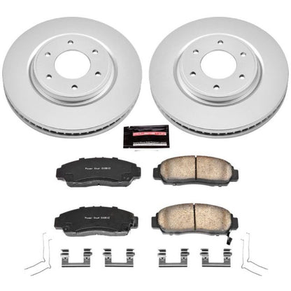 PowerStop Power Stop 12-15 Nissan Armada Front Z17 Evolution Geomet Coated Brake Kit