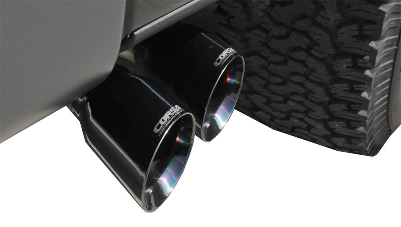CORSA Performance Corsa 2011-2014 Ford F-150 Raptor 6.2L V8 145in Wheelbase Black Xtreme Cat-Back Exhaust