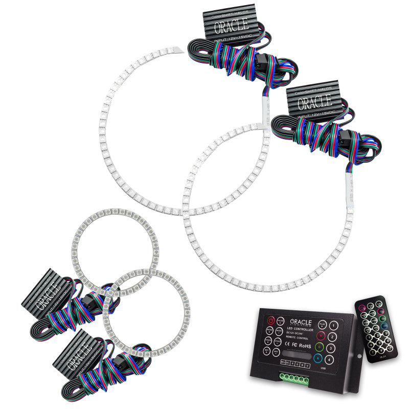 ORACLE Lighting Oracle Volvo S60 05-09 Halo Kit - ColorSHIFT w/ 2.0 Controller