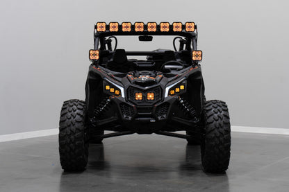 Diode Dynamics 17-24 Can-Am Maverick X3 Stage Series LED Grille Kit - Sport White Fog