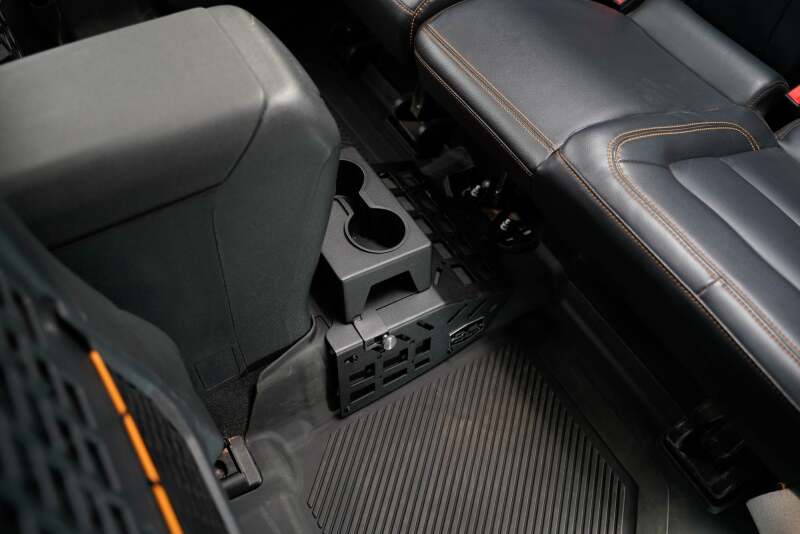 DV8 Offroad DV8 21+ Ford Bronco Rear Seat Cup Holder and Molle Panels (2-Door Models)
