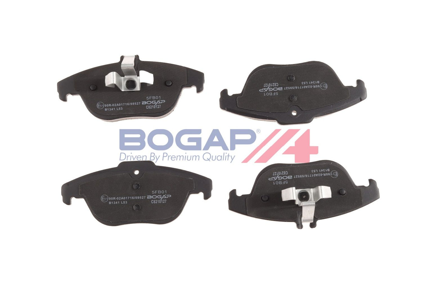 BOGAP C8210127 Brake Pad Set, Disc Brake