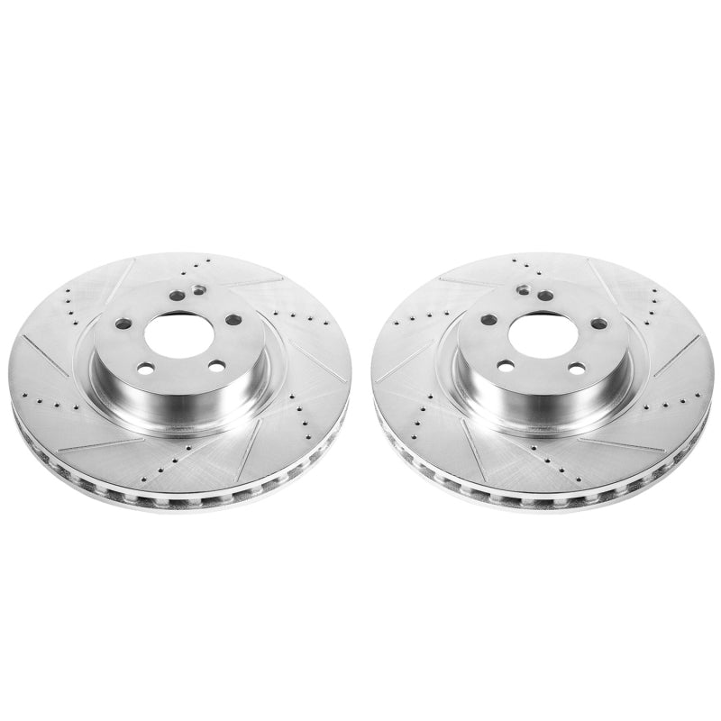 PowerStop Power Stop 07-08 Mercedes-Benz CL550 Front Evolution Drilled & Slotted Rotors - Pair