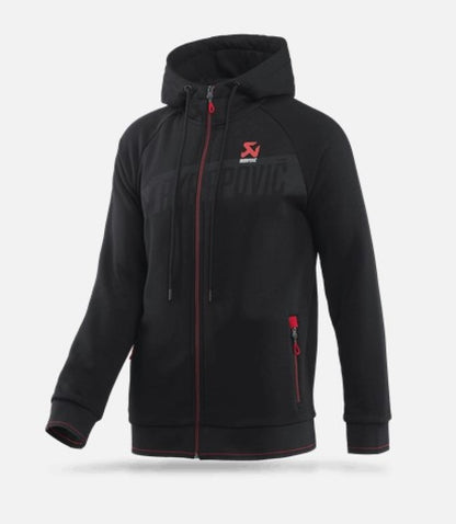 Akrapovic Akrapovic Mens Corpo Zip Hoodie Black - Large
