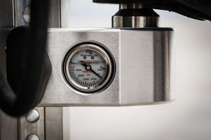 Weigh Safe 8in Drop Hitch w/Built-in Scale & 3in Shank (10K/21K GTWR) w/WS05 - Aluminum