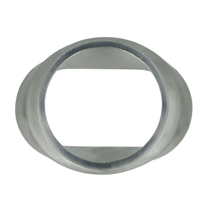 Turbozentrum 289246 Adapter oval to round for manifold construction V4A 1.4541