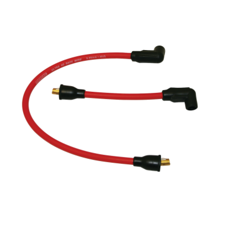 Moroso Harley-Davidson 80-84 FL/FXST / 84-89 FLST / 91-98 FXD Ultra 40 Wire Set - Red