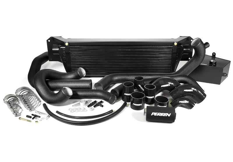 Perrin Performance PERRIN 15-21 Subaru STI Front Mount Intercooler Boost Tubes + Hardware - Black Tubes