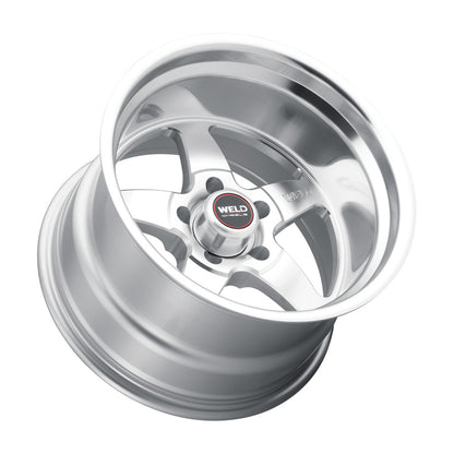 Weld Ventura 22x10.5 / 5x127 / ET13 BS6.25 Gloss SIL /MIL DIA 78.1