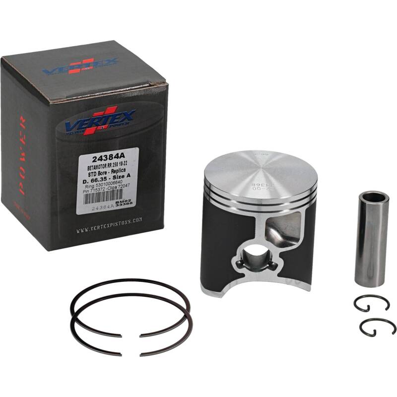 Vertex Pistons Vertex Piston 18-24 Beta RR 2T 250 250cc Cast Replica Piston Kit