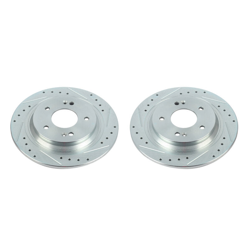 PowerStop Power Stop 18-20 Hyundai Kona Rear Evolution Drilled & Slotted Rotors - Pair