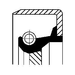 CORTECO CO12011294B Differential Shaft Seal