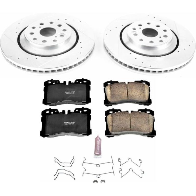 PowerStop Power Stop 10-17 Lexus LS460 Front Z23 Evolution Sport Brake Kit