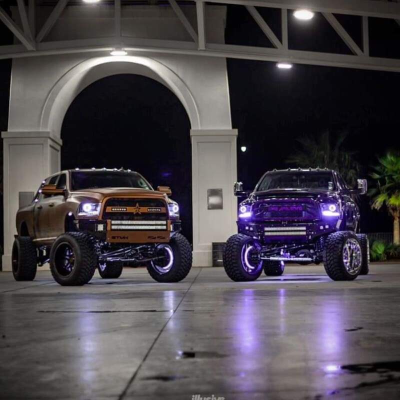 ORACLE Lighting Oracle Ram 13-18 LED Projector Headlight Halo Kit - Blue