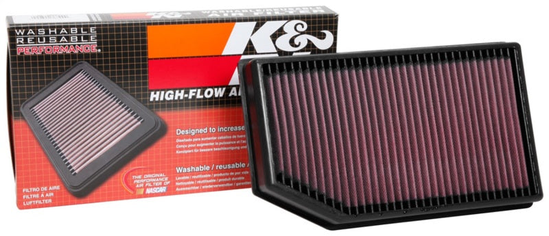 K&N Engineering K&N 2018 Jeep Wrangler JL 2.0L/3.6L F/I Drop In Air Filter