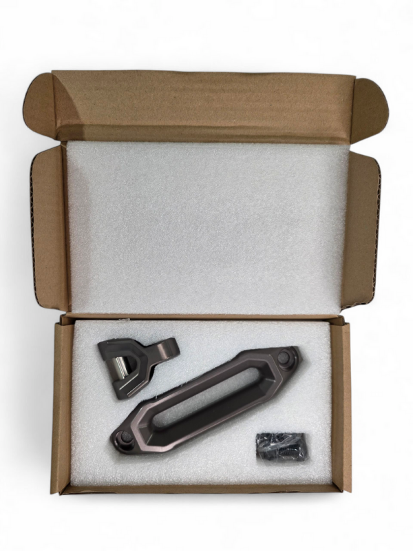 Elektric Off Road Elektric Offroad Winch Hawse Fairlead And Hook Combo Anodized Gun Metal