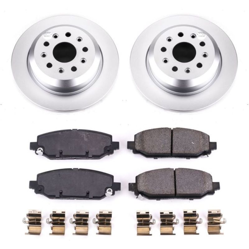 PowerStop Power Stop 18-19 Jeep Wrangler Rear Z17 Evolution Geomet Coated Brake Kit