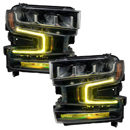 ORACLE Lighting Oracle 19-21 Chevy Silverado 1500 RGB+W Headlight DRL Upgrade Kit - ColorSHIFT 2
