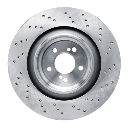 DFC 15-19 BMW X6 Left Rear Drilled Brake Rotor