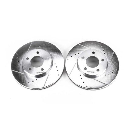 PowerStop Power Stop 02-06 Buick Rendezvous Front Evolution Drilled & Slotted Rotors - Pair
