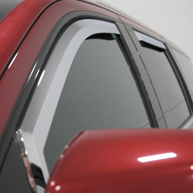 Putco 19-20 Chevy Silverado / GMC Sierra 1500 - Crew Cab (Set of 4) Element Chrome Window Visors