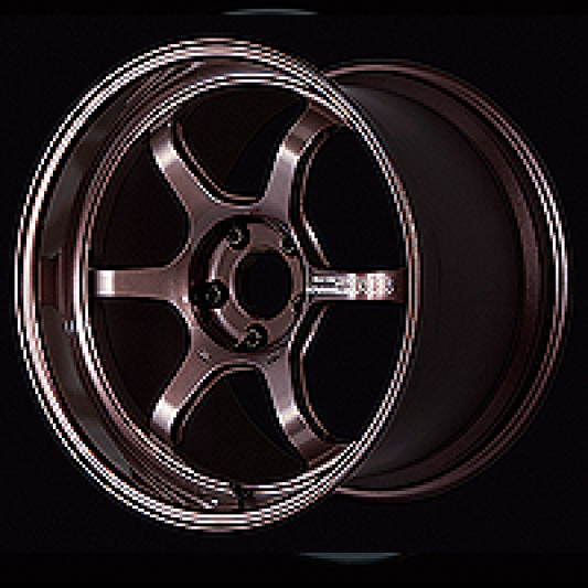 Advan R6 18x8.5 +37 5x114.3 Racing Copper Bronze Wheel