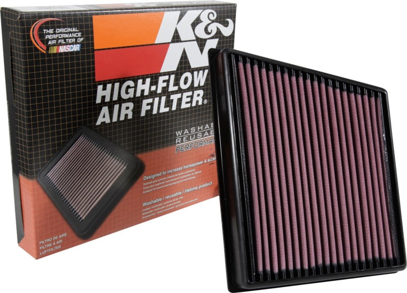 K&N Engineering K&N 2015 Jaguar F-Pace V6-3.0L F/I Right Side Replacement Drop In Air Filter