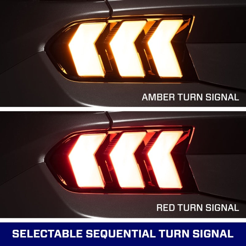 Form Lighting 2024+ Ford Mustang Sequential LED Tail Lights Red (Pair)